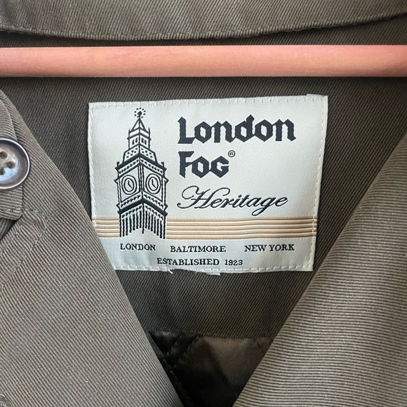 Iconic London Fog Trench Coat - Picture 3 of 4